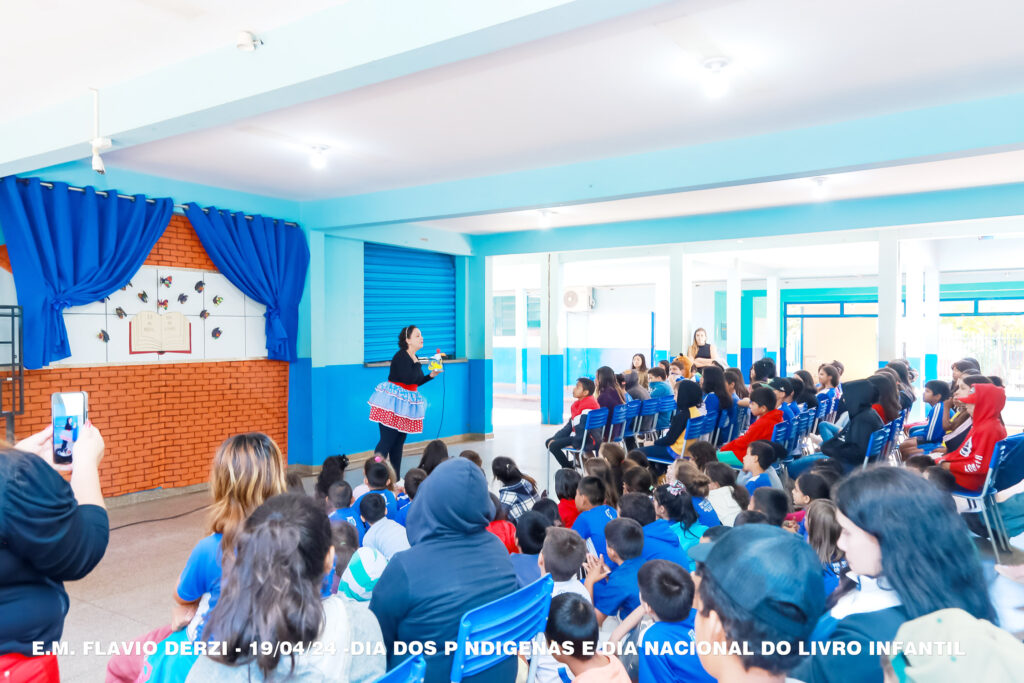 Celebração da Cultura e Literatura na Escola Municipal Flávio Augusto Coelho Derzi