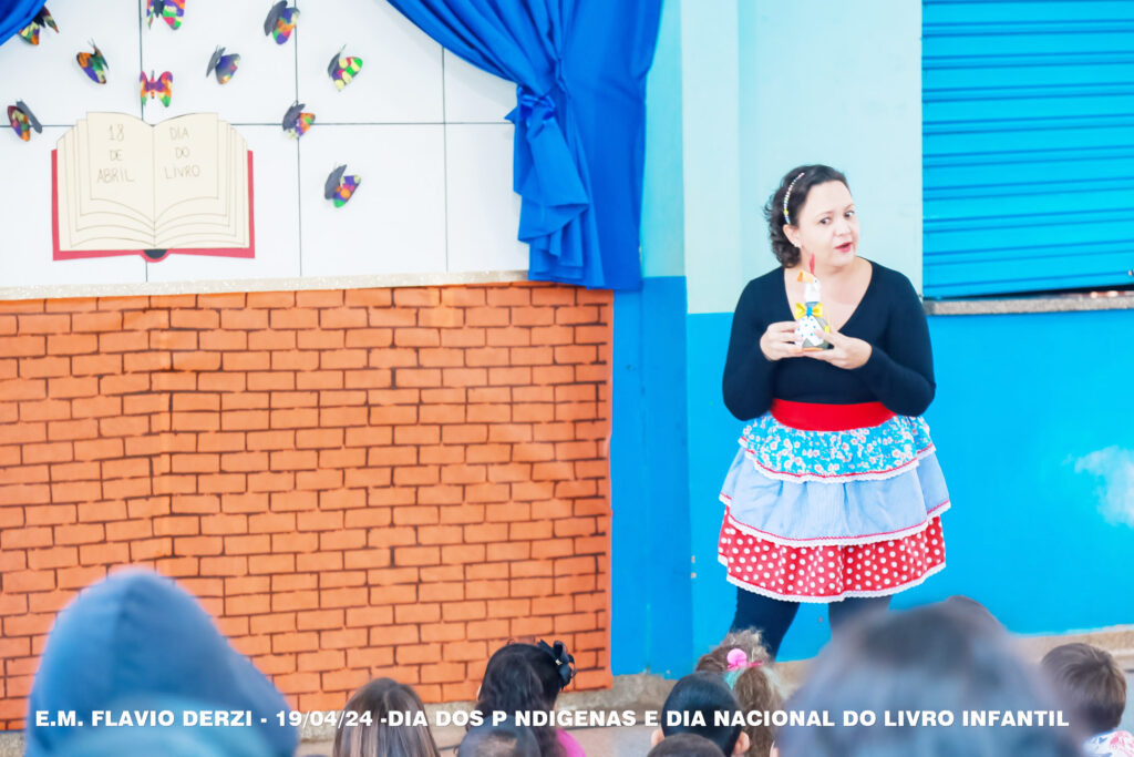 Celebração da Cultura e Literatura na Escola Municipal Flávio Augusto Coelho Derzi