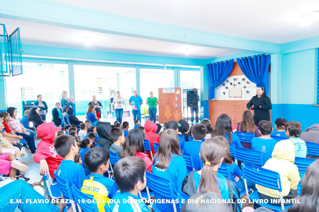 Celebração da Cultura e Literatura na Escola Municipal Flávio Augusto Coelho Derzi