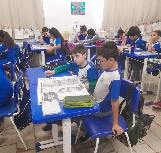 A Gazeta Educação nas salas de aula