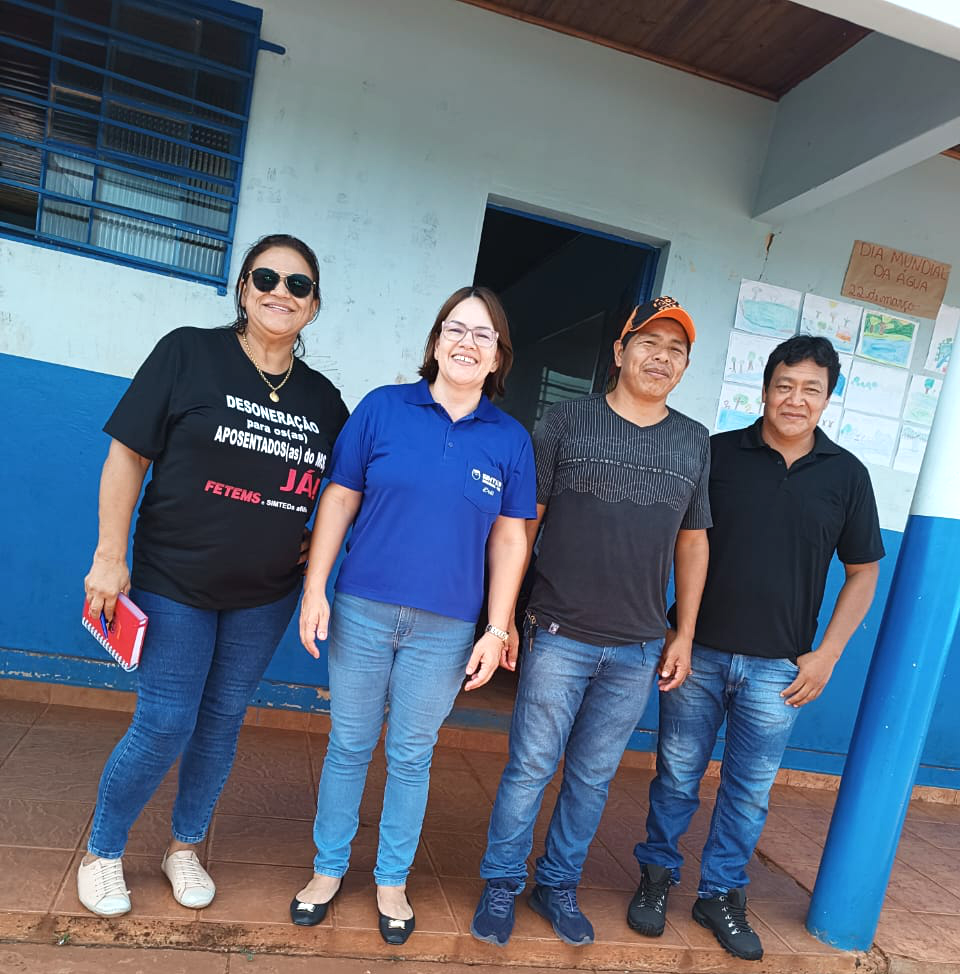 Simted realiza visitas a todas as escolas de Amambai para diálogo com profissionais da educação