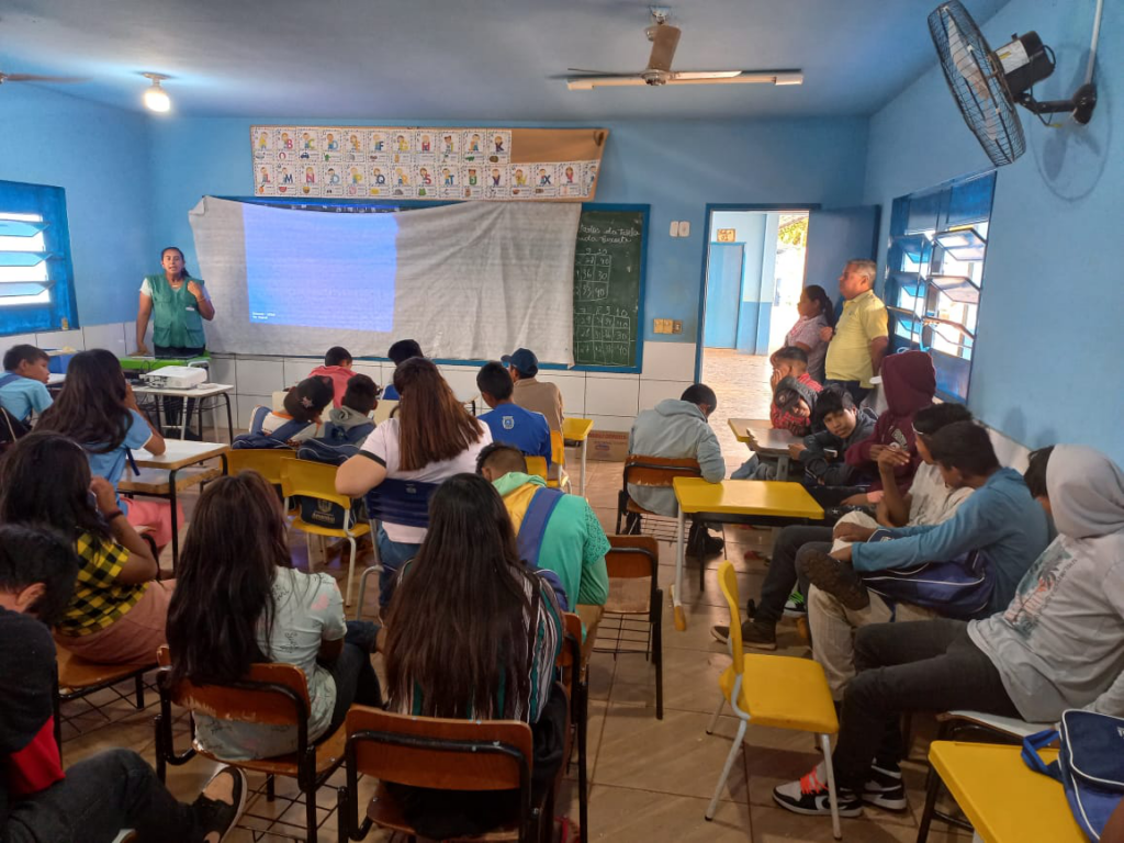 Palestra sobre saúde bucal 